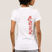 T-shirt Pièce en t de dames d'île d'orchidée (Dos)