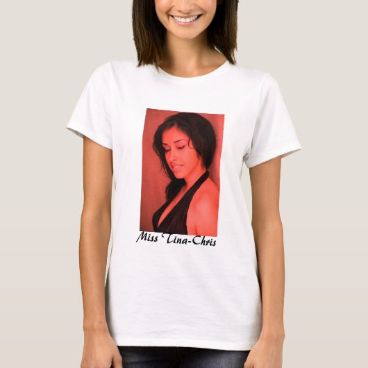 T-shirt Pièce en t de dames - Mlle Tina Chris (Devant)