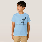 T-shirt Pièce en t de danse de robinet (enfants) (Devant entier)