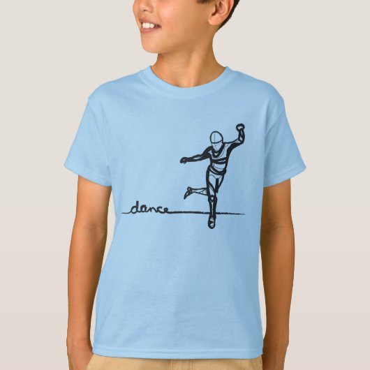 T-shirt Pièce en t de danse de robinet (enfants) (Devant)