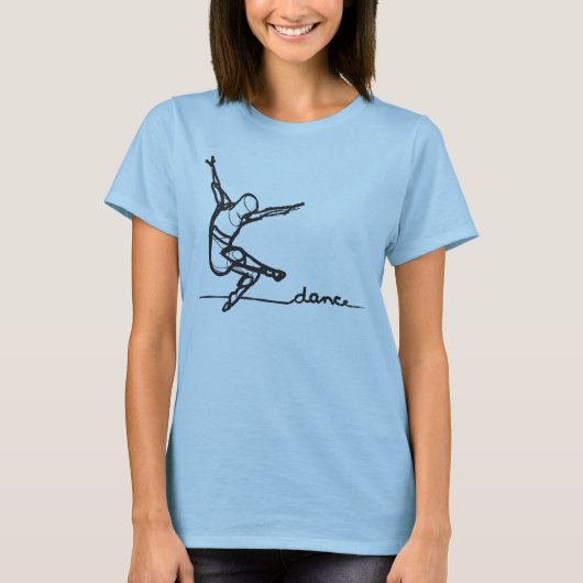 T-shirt Pièce en t de danse moderne (adaptée) (Devant)