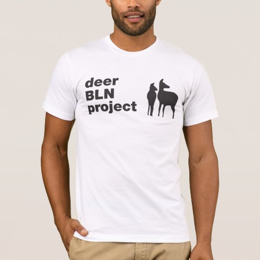T-shirt PIÈCE EN T de deerBLNproject (Devant)