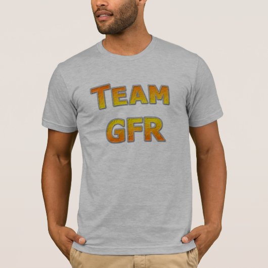 T-shirt Pièce en t de devise de l'équipe GFR (Devant)