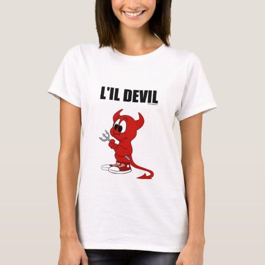 T-SHIRT PIÈCE EN T DE DIABLE DE L'IL (Devant)