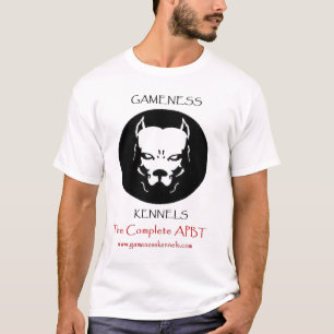 T-shirt Pièce en t de dos de GAMENESS de logo de Pitbull