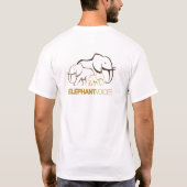 T-shirt Pièce en t de dos de logo d'ElephantVoices (Dos)