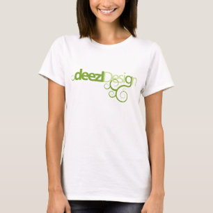 T-shirt Pièce en t de douille de dames de logo de