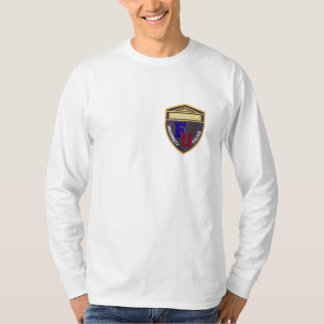 T-shirt Pièce en t de douille de police d'université de FU