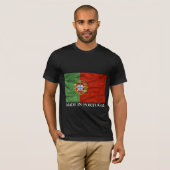 T-shirt Pièce en t de drapeau du Portugal (Devant entier)