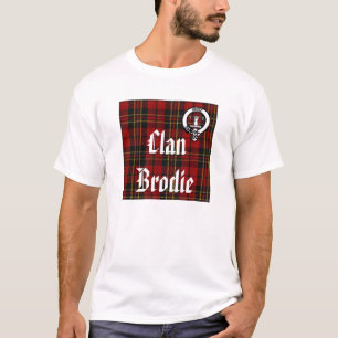 T-shirt Pièce en t de fierté de Brodie de clan