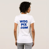 T-SHIRT PIÈCE EN T DE FILLE DE WDCPIX.COM (Dos entier)