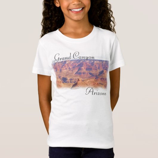 T-Shirt Pièce en t de filles de canyon grand (Devant)