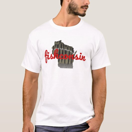 T-shirt Pièce en t de Fishconsin (Devant)