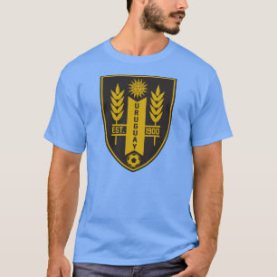 T-shirt Pièce en t de football de l'Uruguay