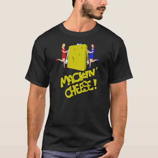 T-shirt Pièce en t de fromage de Mackin (Devant)