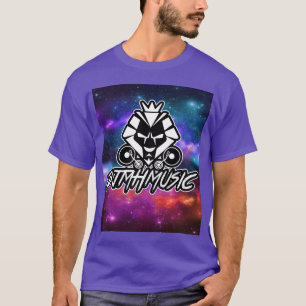 T-shirt Pièce en t de galaxie de MUSIQUE de DJMH
