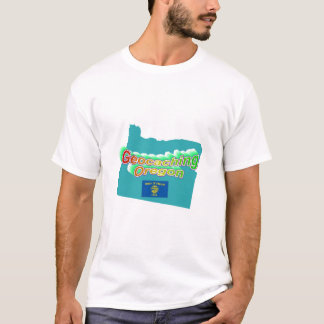 T-shirt Pièce en t de Geocaching Orégon