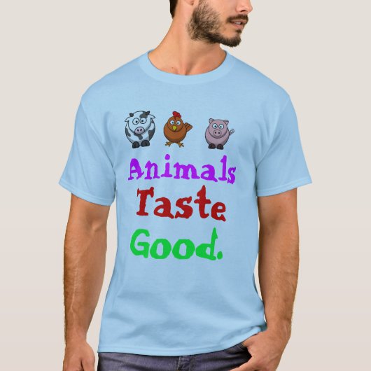T-shirt Pièce en t de goût d'animaux bonne (Devant)