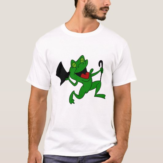 T-shirt Pièce en t de grenouille de danse (Devant)