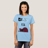 T-shirt pièce en t de guitare (Devant entier)