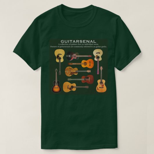 T-shirt Pièce en t de Guitarsenal (Design devant)