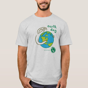 T-shirt Pièce en t de jour de la terre de paresse