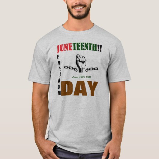 T-shirt Pièce en t de JUNETEENTH (Devant)