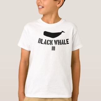 T-shirt Pièce en t de la baleine noire III pour le Kiddos