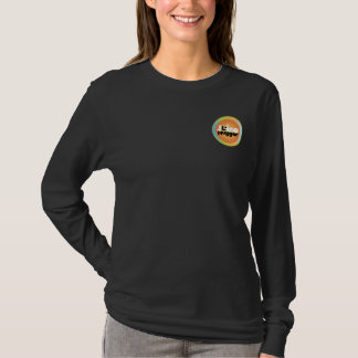 T-shirt Pièce en t de la douille des femmes de Hugger de