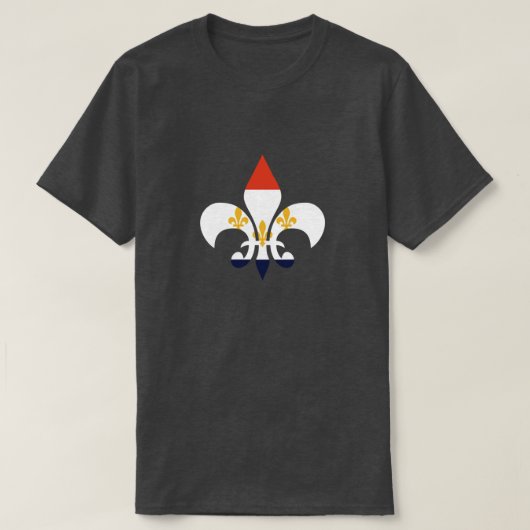 T-shirt Pièce en t de la Louisiane de drapeau de la (Design devant)