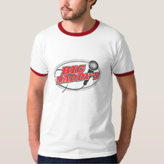 T-shirt Pièce en t de la sonnerie des hommes - rouge