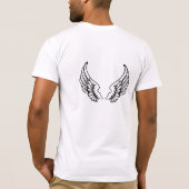 T-shirt Pièce en t de l'ange de l'ambre fier des hommes (Dos)