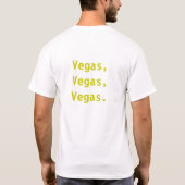 T-shirt Pièce en t de Las Vegas (Dos)