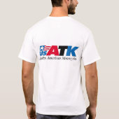 T-shirt Pièce en t de logo d'ATK (Dos)