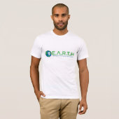 T-shirt Pièce en t de logo d'E.A.R.T.H (Devant entier)