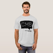 T-shirt Pièce en t de logo de CMB (Devant entier)
