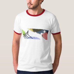 T-shirt Pièce en t de logo de gazon