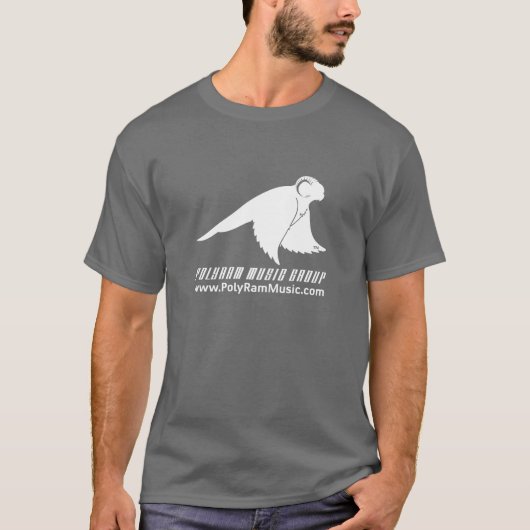 T-shirt Pièce en t de logo de groupe de musique de PolyRam (Devant)