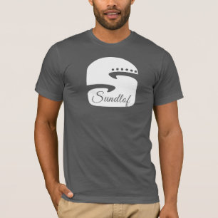 T-shirt Pièce en t de logo de guitares de Sundlof