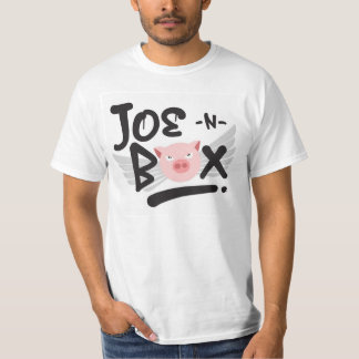 T-shirt Pièce en t de logo de Joe-N-Box