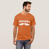 T-shirt Pièce en t de logo de Woofember (orange) (Devant entier)