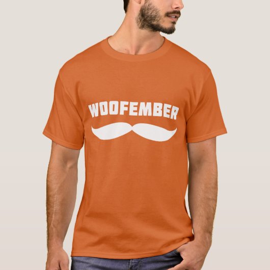 T-shirt Pièce en t de logo de Woofember (orange) (Devant)