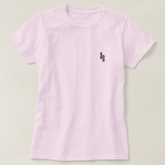 T-shirt Pièce en t de logo du GG des femmes (Design devant)