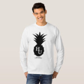 T-shirt Pièce en t de Longsleeve de logo (Devant entier)