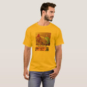 T-shirt Pièce en t de marche d'homme mort (Devant entier)