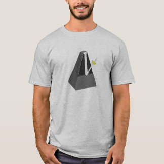 T-shirt pièce en t de métronome