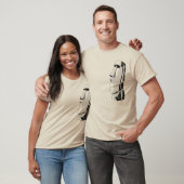 T-shirt Pièce en t de Moai Tiki (Unisexe)