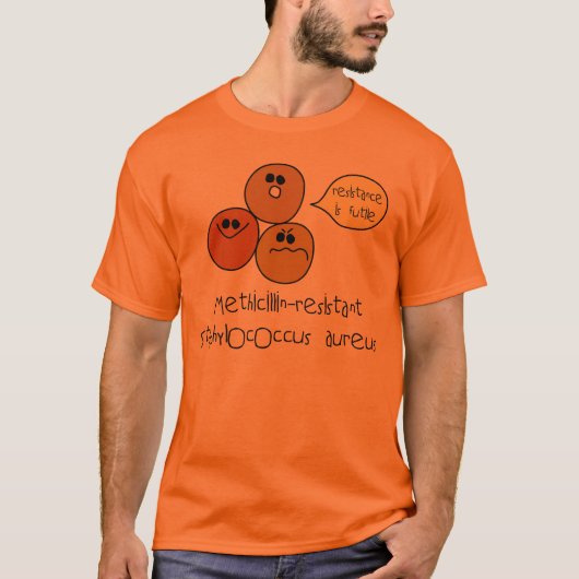 T-shirt Pièce en t de MRSA (Devant)