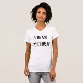 T-shirt Pièce en t de New York Martini (Devant entier)