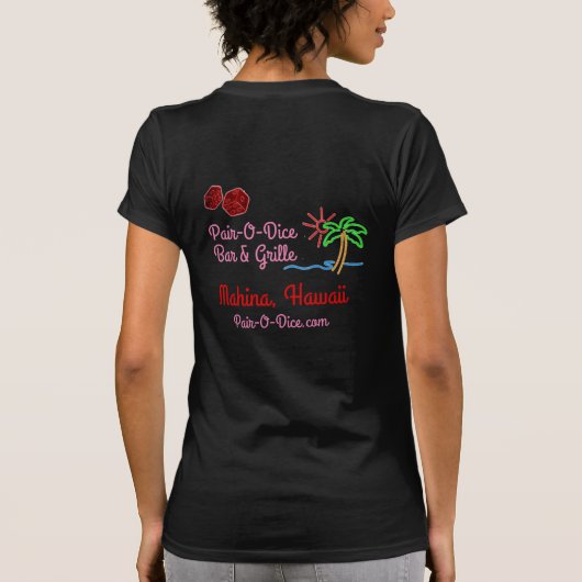 T-shirt Pièce en t de Paire-O-Matrices (Dos)